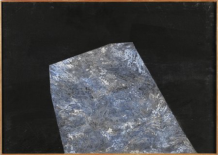 FUKUSHI ITO (n. 1952) Nello spazio e nel tempo. 1986. Tecnica mista su tela....