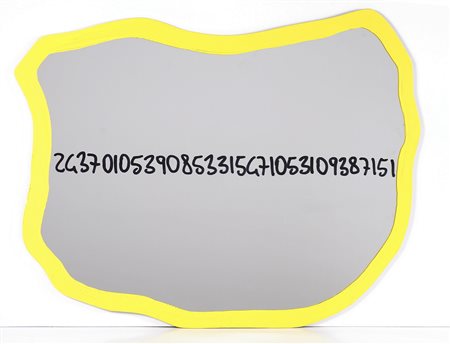 PISTOLETTO MICHELANGELO (n. 1933) Frattali. 1999. Smalti su specchio...