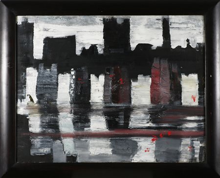 FRANGI GIOVANNI Venezia. 2007. Olio su tela. Cm 90,00 x 72,00. Al retro...