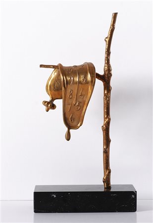 DALI' SALVADOR (1904 - 1989) Persistance de la memoire. 1980. Bronzo. Cm...