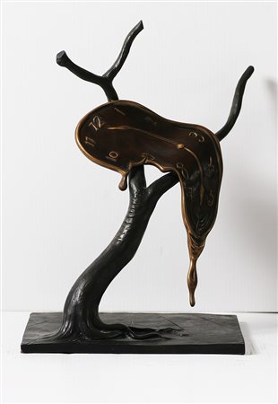 DALI' SALVADOR (1904 - 1989) Le profil du temps. 1977. Bronzo. Cm 35,50 x...
