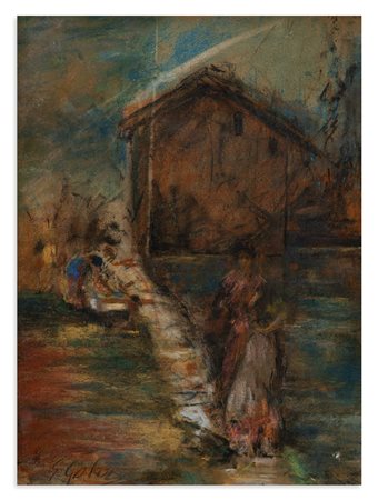 EMILIO GOLA (1851-1923) - Senza Titolo