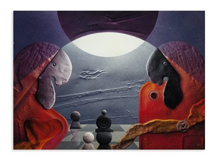 MILAN GOLDSCHMIEDT (1931) - Bianco contro nero, 1982