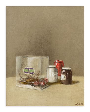 GIOVANNI CAPPELLI (1923-1994) - Fiori e tempere, 1982