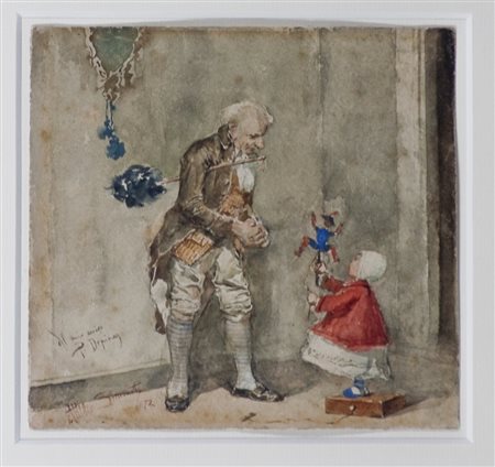 Attilio Simonetti, Il gioco, 1872