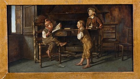 Giuseppe Costantini, La lezione, 1877