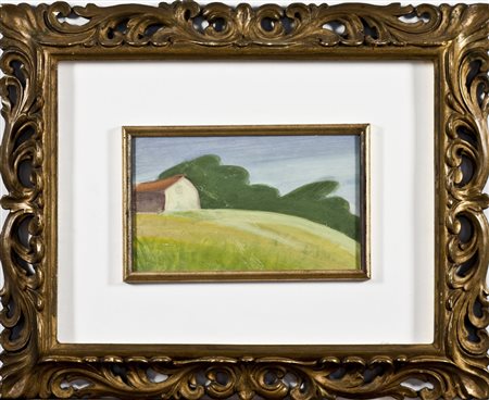 Gino Rossi, Casa nel prato, 1922 ca