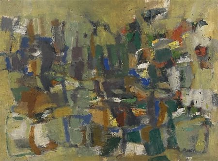 Umberto Maria Casotti “Villaggio Pirenaico” 1957