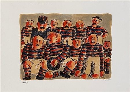 Franz Borghese "Calciatori"