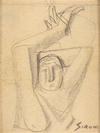 Mario Sironi, Busto femminile, 1925 ca.