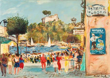 Michele Cascella, Portofino, 1956