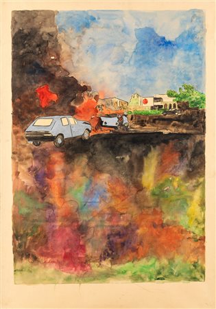 Franco Angeli, Incidente, Anni '80