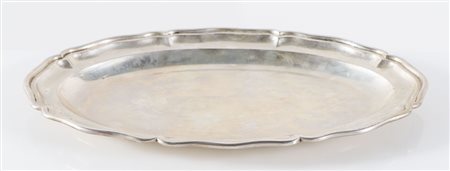 SECCHI SERGIO, Reggio Emilia, prima metà del XX secolo. Vassoio in argento...