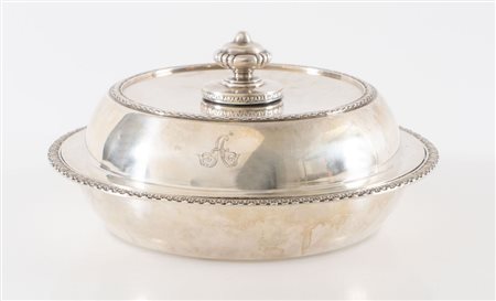 GORHAM, primi anni del XX secolo. Legumiera in argento 925. Reca 1904 inciso....