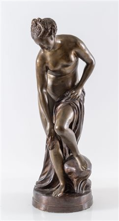 Scultura in bronzo a firma Allegrain. Copia della fine XIX - inizio XX...