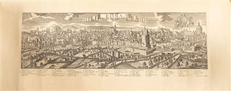 Georg Balthasar Probst (Germania, 1673 - 1748). Veduta panoramica della città...