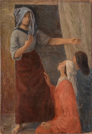 ARMANDO BALDINELLI (Ancona 1908 - Johannesburg 2002) "La visitazione", 1941....