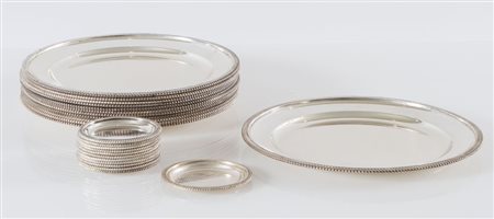 FARAONE, Milano, 1957. Lotto composto da dodici piatti...