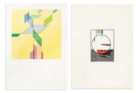 LUIGI VERONESI (1908-1988) - Lotto unico di 2 opere grafiche