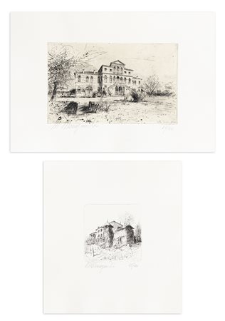 MATTEO MASSAGRANDE (1959) - Lotto unico composto da 2 opere grafiche

