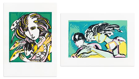 REMO BRINDISI (1918-1996) - Lotto unico composto da 2 opere grafiche