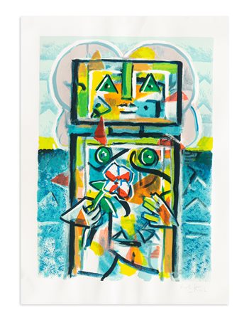 IBRAHIM KODRA (1918-2006) - Senza Titolo