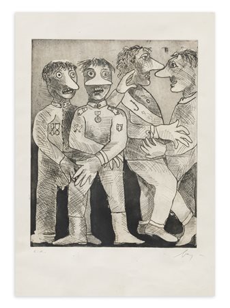 ENRICO BAJ (1927-2003) - Senza Titolo