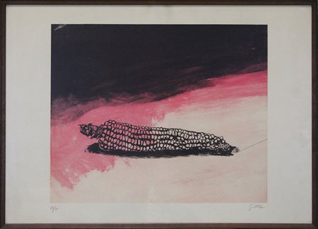 RENATO GUTTUSO, "Una pannocchia", Anni '60