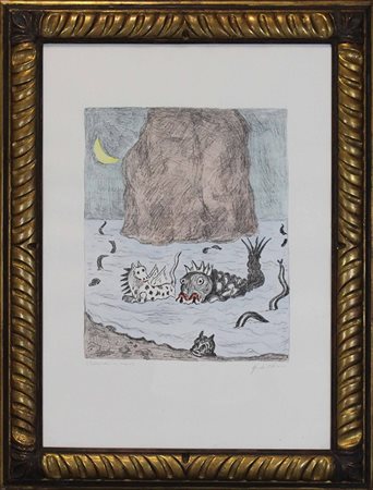 GIORGIO DE CHIRICO, "I mostri", 1973