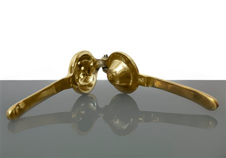 Spremiagrumi vintage in ottone, 1950