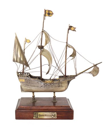 Veliero Santa Maria in argento