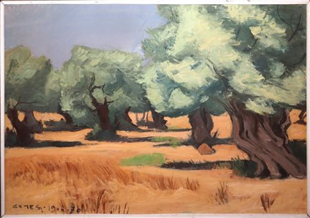 Carmelo Comes (Catania 1905-Catania 1988)  - Ulivi