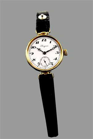 LONGINES 9 GRAND PRIX IN ORO GIALLO, SERIAL NUMBER 4523169, 1930 CIRCA CASSA:...