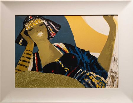 Salvatore Fiume (Comiso 1915 - Milano 1997), Odalisca