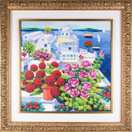 Athos Faccincani (Peschiera del Garda 1951), Veduta di Ischia