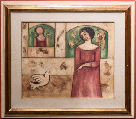 Franco Rivola (Bologna 1929), La Colomba della casa vicina