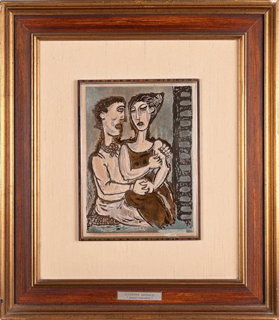 Giuseppe Migneco (Messina 1903 – Milano 1997), Amanti contadini