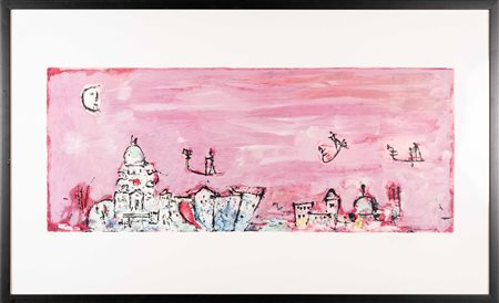 Franco Rognoni (Milano 1913 - Milano 1999), Tramonto a Venezia