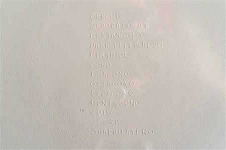 Mario Ceroli (Castel Frentano 1938), Cerchio, quadrato, rettangolo