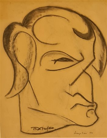 Antonio Marasco, 'Ritratto di Lorenzo Viani', 1922