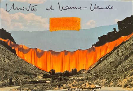 Christo & Jeanne Claude, 'Vallery curtain, Rifle, Colorado, Grand Hogback'