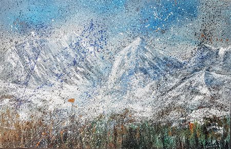 Ezio Francescotti, 'Raggio sulle Levanne', 2022