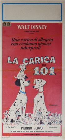 Locandina film ''La carica dei 101'', 1961