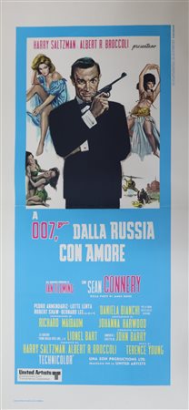 Locandina film ''A 007,dalla Russia con amore''