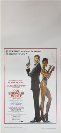 Locandina film '' 007 Bersaglio mobile'', 1985
