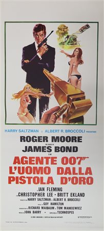 Locandina film ''Agente 007 L'uomo dalla pistola d'oro''