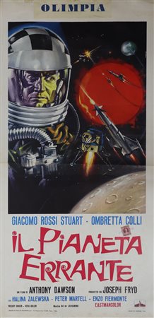 Locandina cinema ''Il pianeta errante'', 1966
