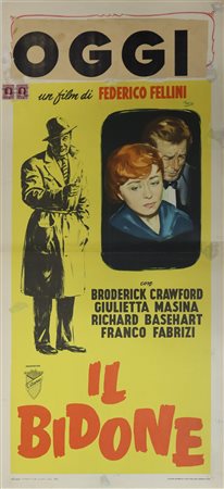 Locandina film ''Il bidone'', 1955