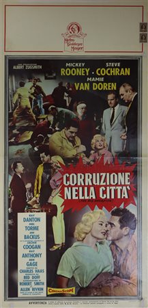 Locandna cinema ''Corruzione nella città'', 1960