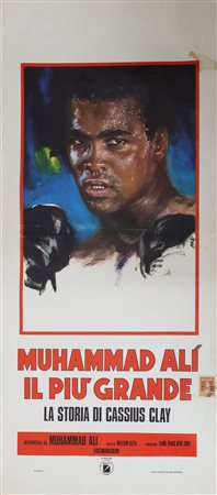 Locandina film ''Muhammad Alì il più grande'', 1977